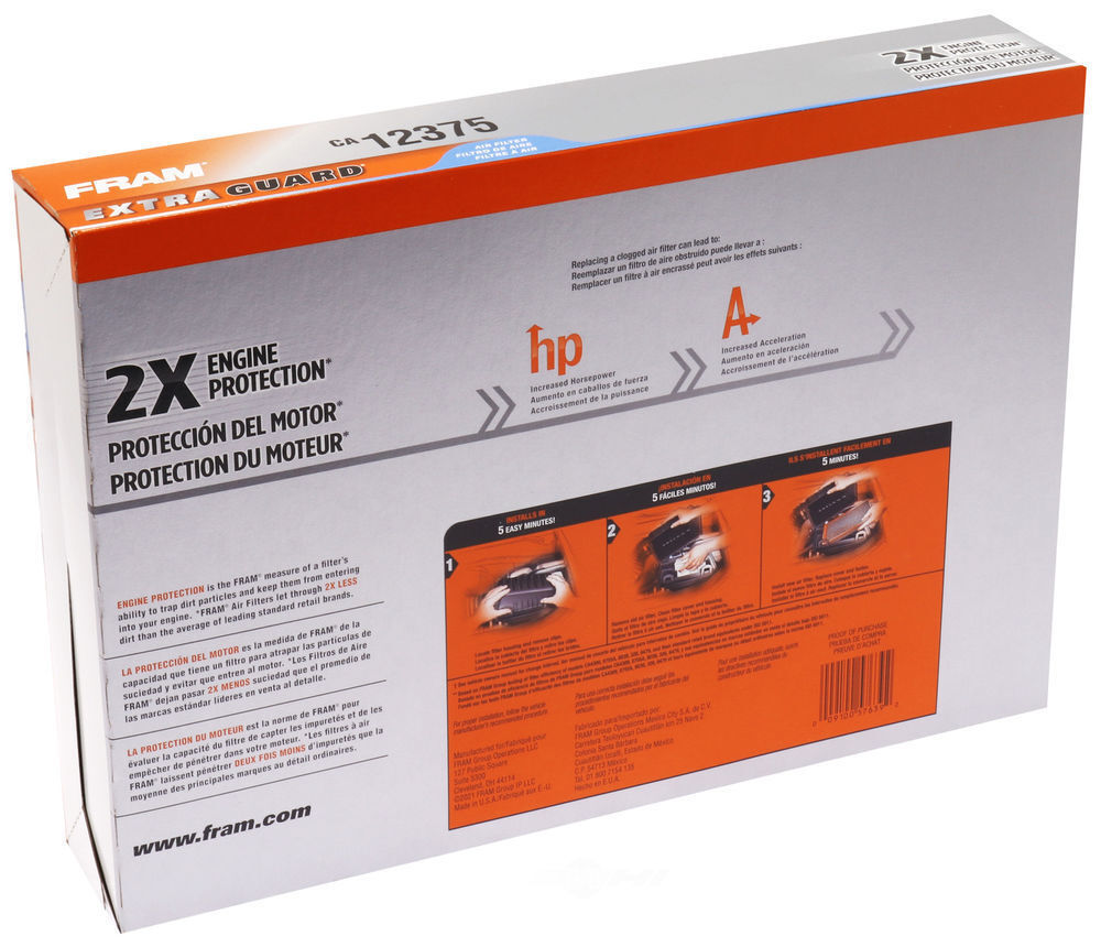 Fram CA12375 Air Filter