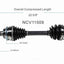 GSP North America NCV11509 CV Axle Assembly