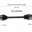 GSP North America NCV69006 CV Axle Assembly