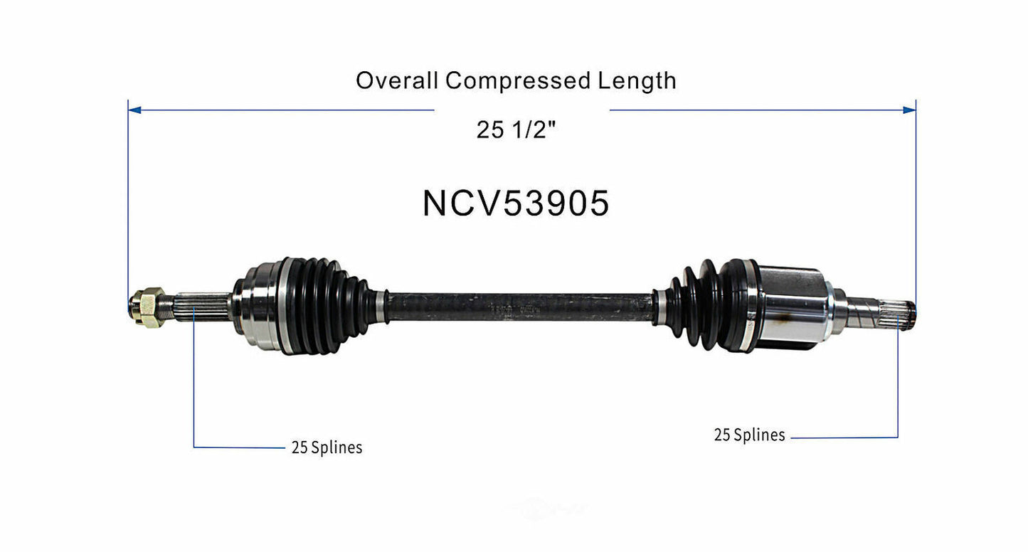 GSP North America NCV53905 CV Axle Assembly