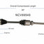 GSP North America NCV69549 CV Axle Assembly