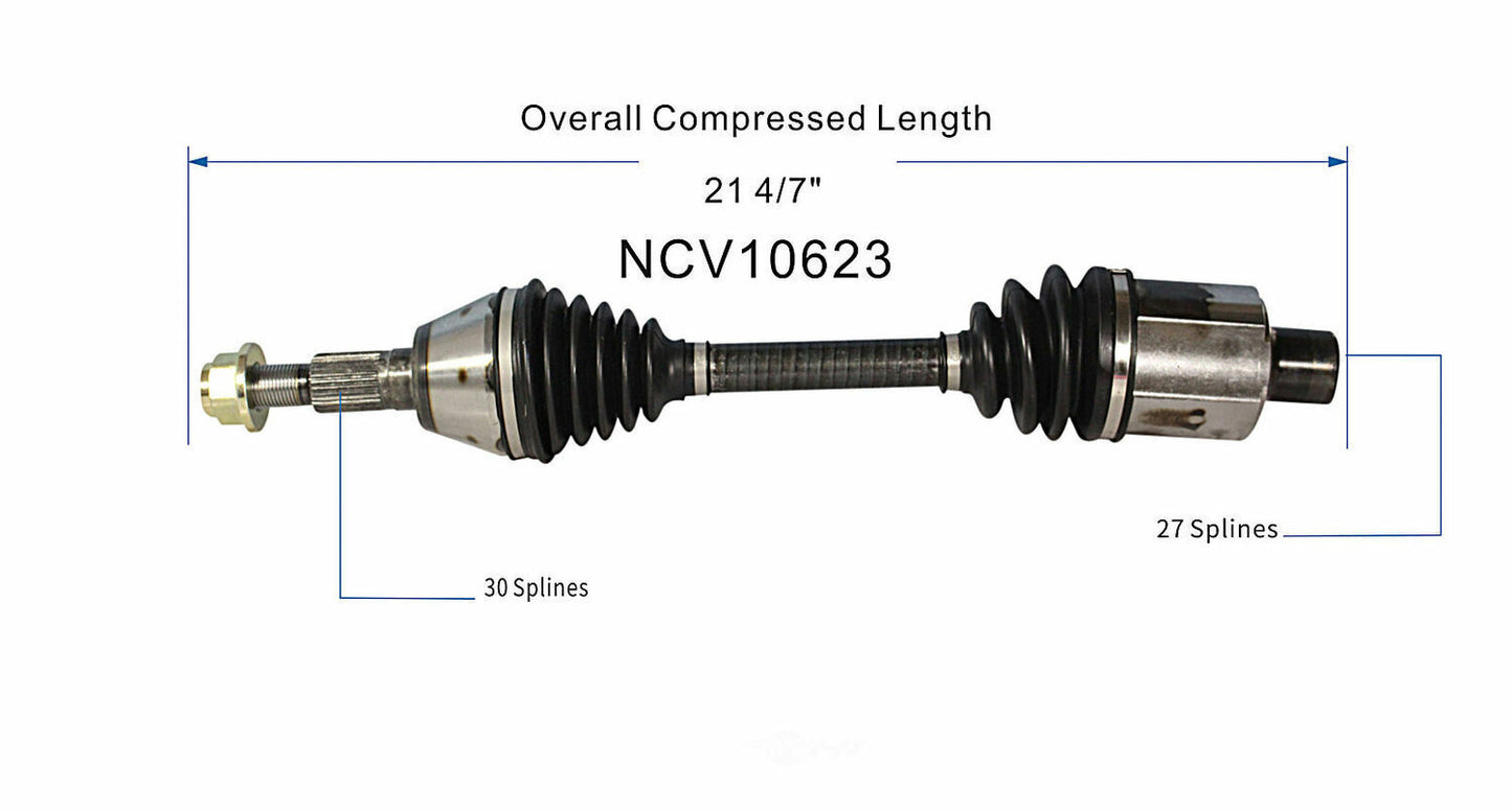 GSP North America NCV10623 CV Axle Assembly