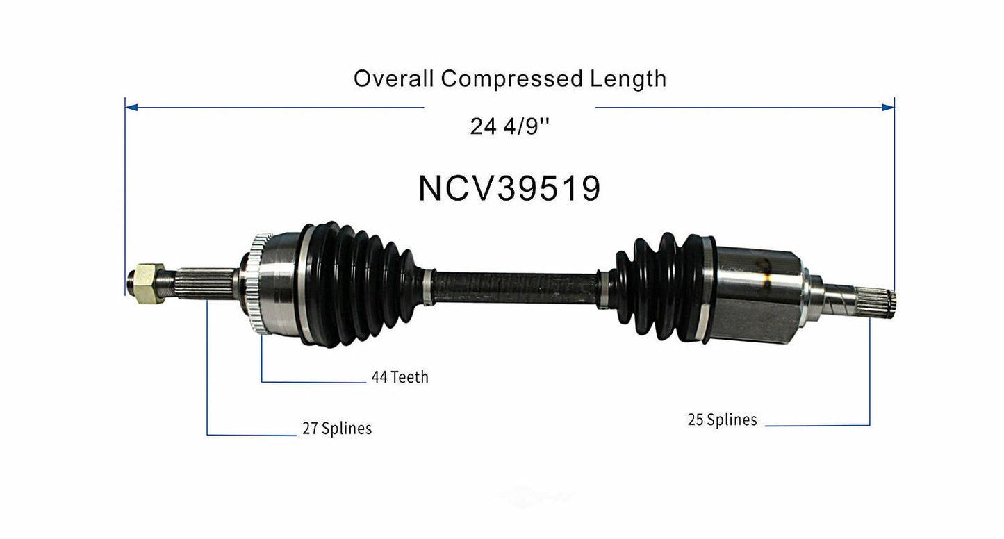 GSP North America NCV39519 CV Axle Assembly