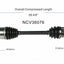 GSP North America NCV36076 CV Axle Assembly