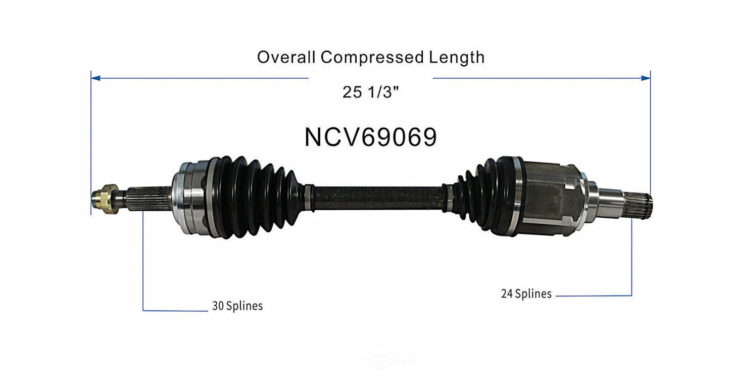 GSP North America NCV69069 CV Axle Assembly