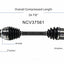 GSP North America NCV37561 CV Axle Assembly