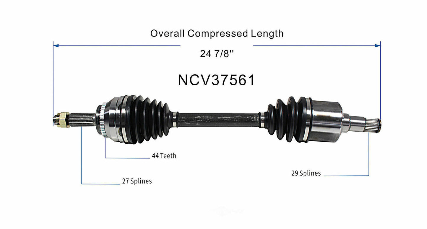 GSP North America NCV37561 CV Axle Assembly