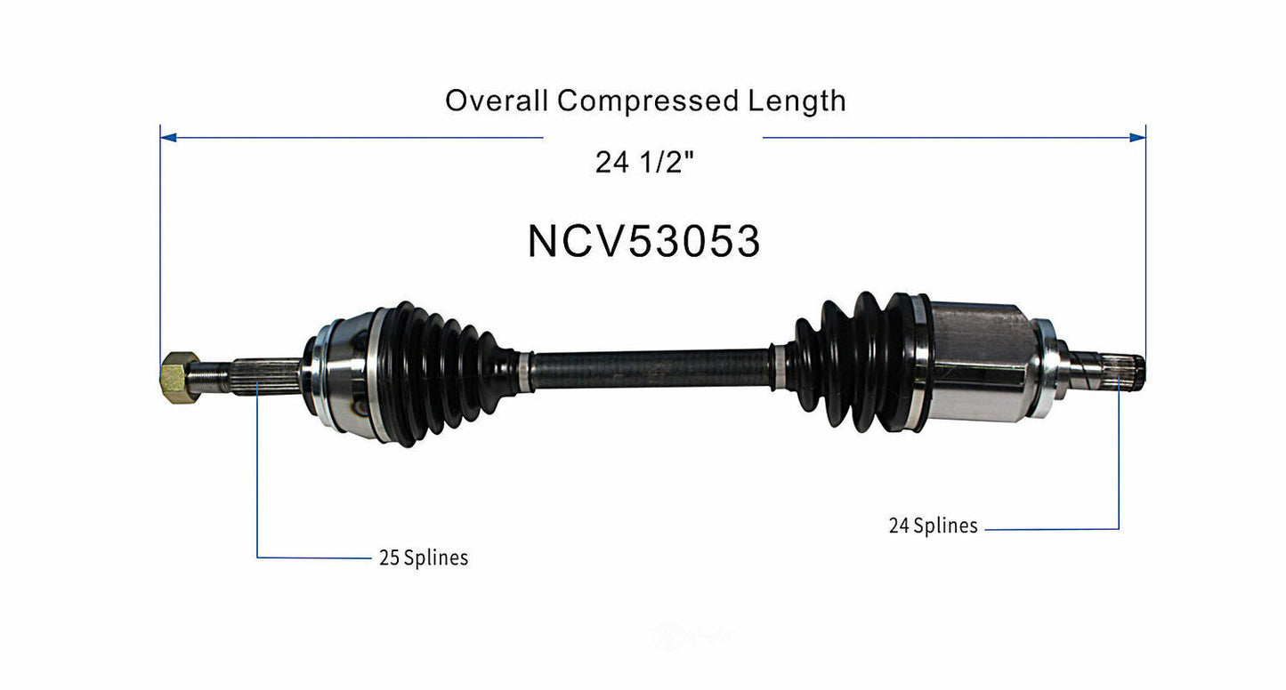 GSP North America NCV53053 CV Axle Assembly