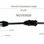 GSP North America NCV53520 CV Axle Assembly