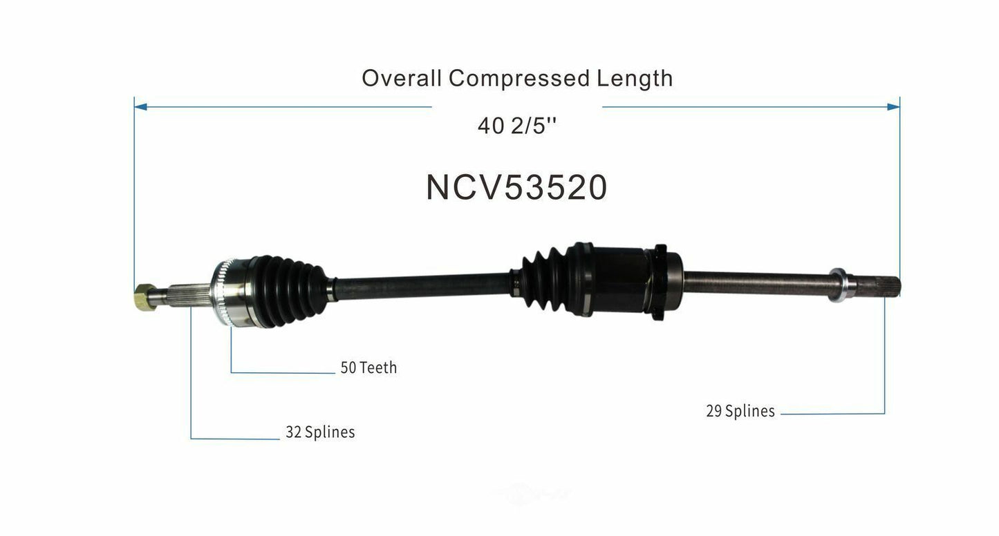 GSP North America NCV53520 CV Axle Assembly