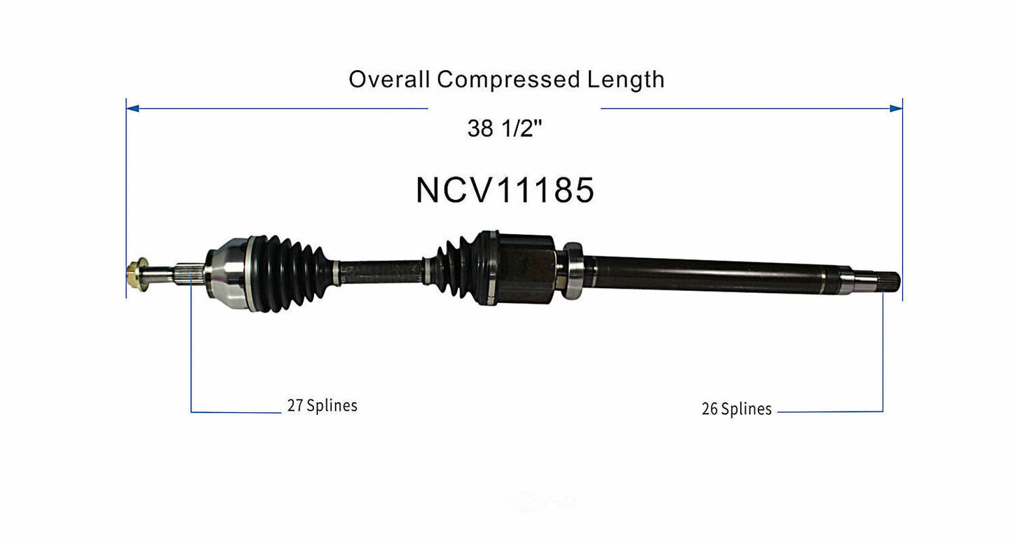 GSP North America NCV11185 CV Axle Assembly