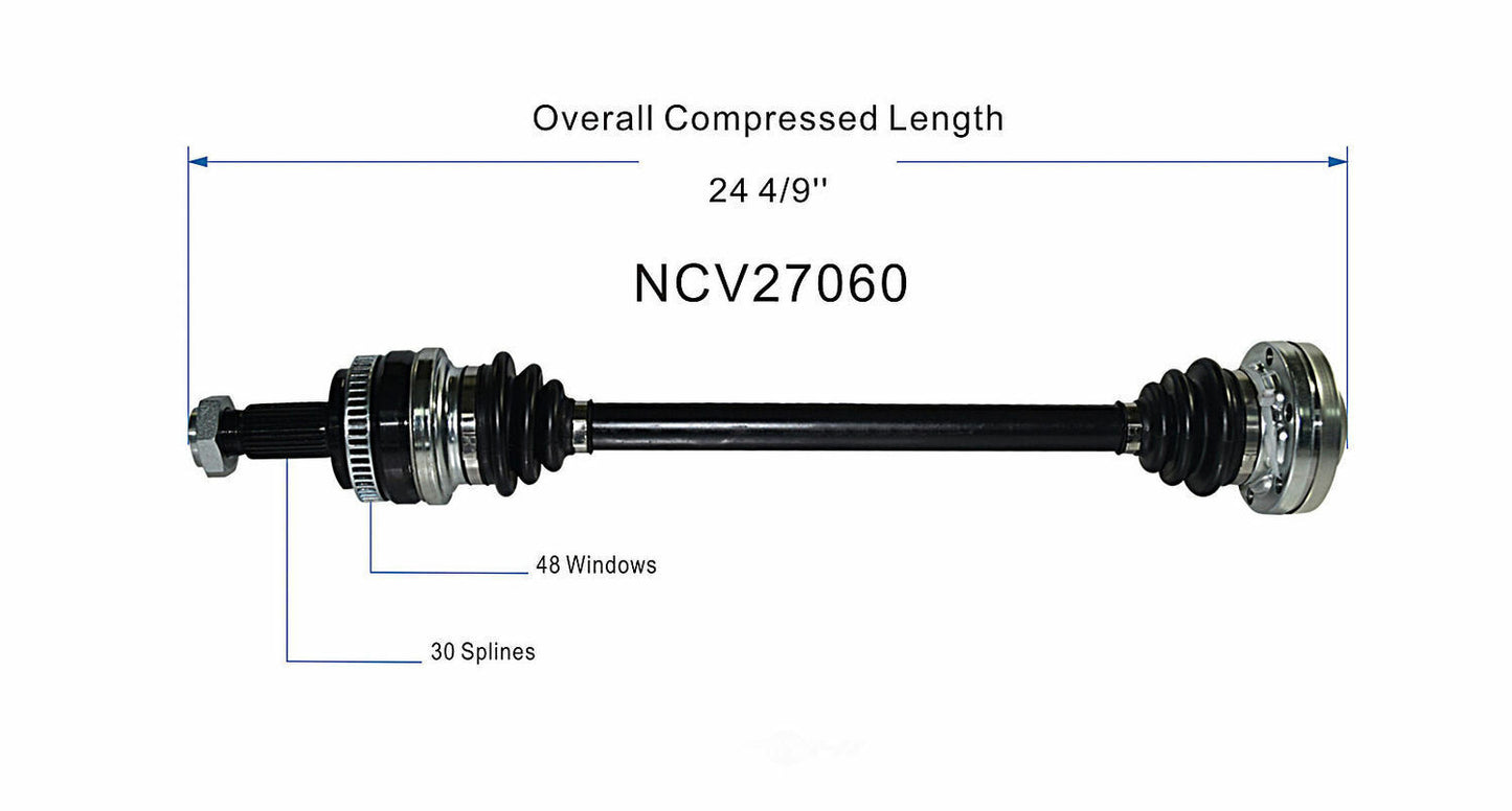 GSP North America NCV27060 CV Axle Assembly