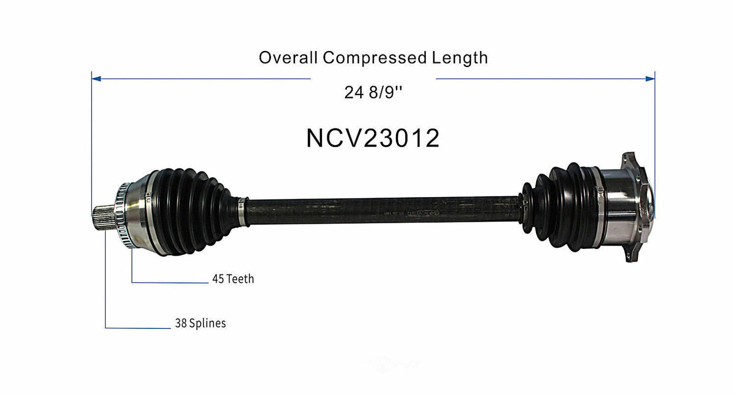 GSP North America NCV23012 CV Axle Assembly