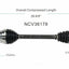 GSP North America NCV36178 CV Axle Assembly