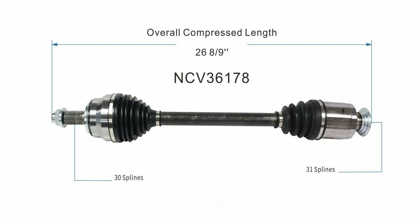 GSP North America NCV36178 CV Axle Assembly