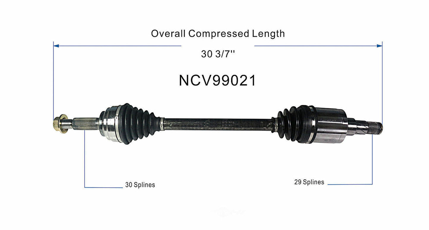 GSP North America NCV99021 CV Axle Assembly