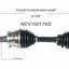 GSP North America NCV10017XD CV Axle Assembly