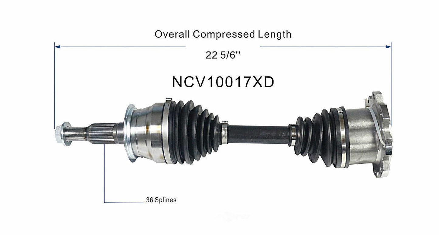 GSP North America NCV10017XD CV Axle Assembly