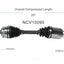 GSP North America NCV10095 CV Axle Assembly