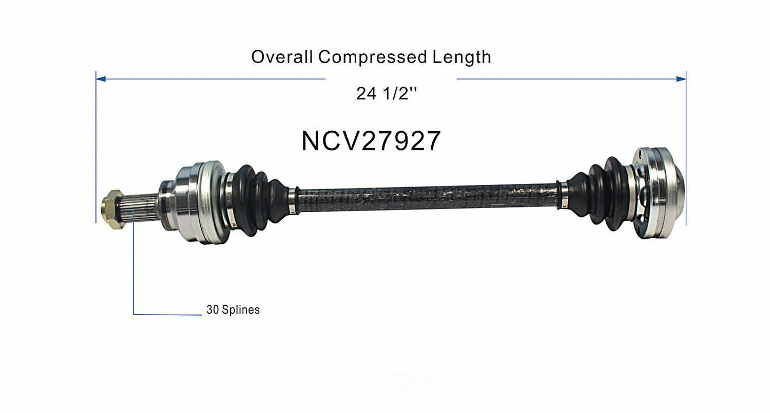 GSP North America NCV27927 CV Axle Assembly