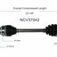 GSP North America NCV37042 CV Axle Assembly