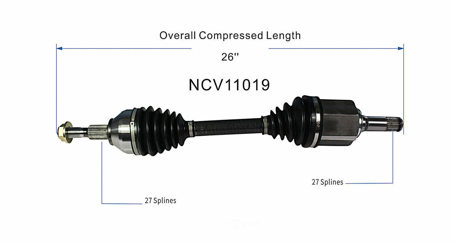 GSP North America NCV11019 CV Axle Assembly