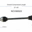 GSP North America NCV66922 CV Axle Assembly