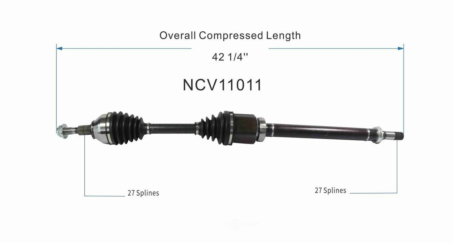 GSP North America NCV11011 CV Axle Assembly