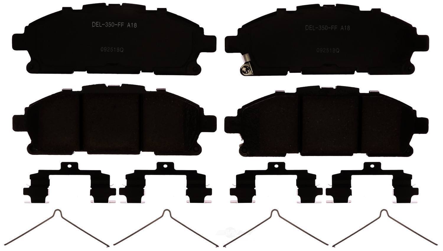 ACDelco Professional Durastop 17D1552CH Disc Brake Pad Set