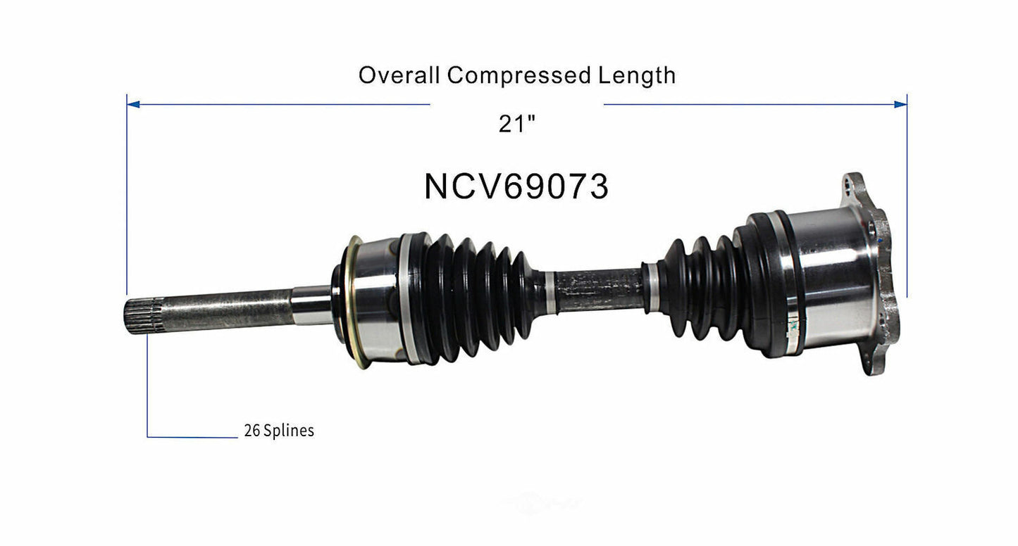 GSP North America NCV69073 CV Axle Assembly
