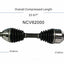 GSP North America NCV62000 CV Axle Assembly