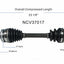 GSP North America NCV37017 CV Axle Assembly