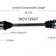 GSP North America NCV12007 CV Axle Assembly