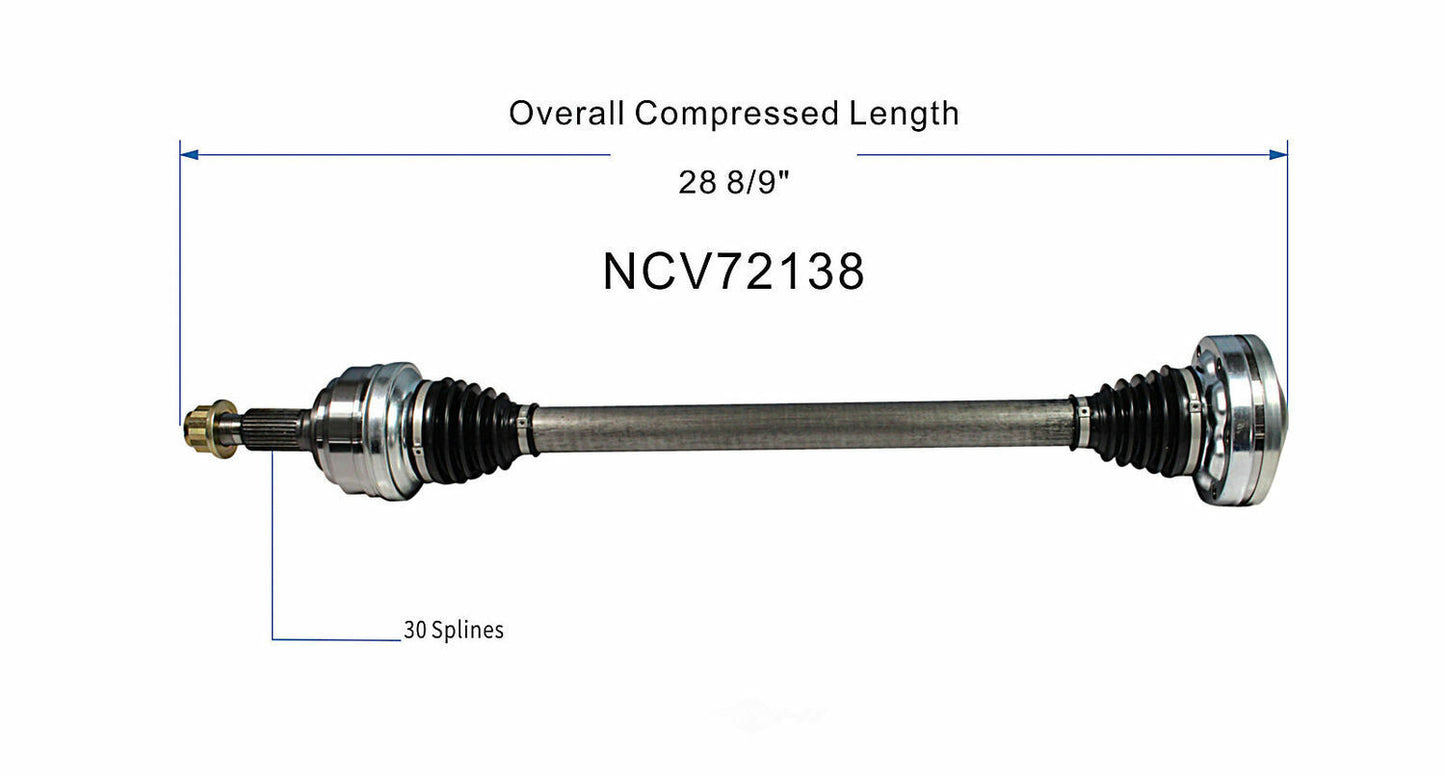 GSP North America NCV72138 CV Axle Assembly