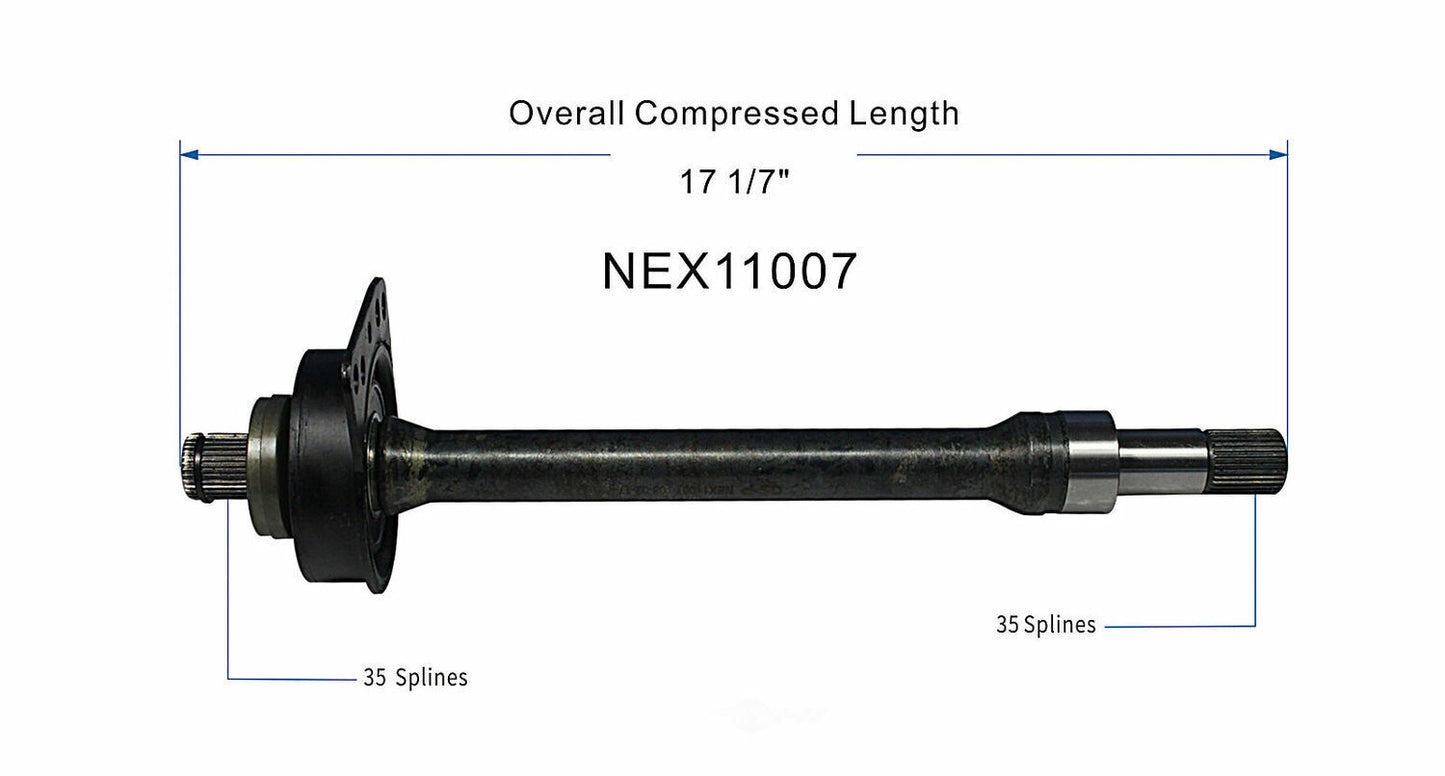GSP North America NEX11007 CV Intermediate Shaft