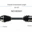 GSP North America NCV83501 CV Axle Assembly