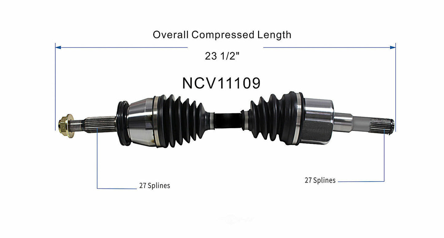 GSP North America NCV11109 CV Axle Assembly