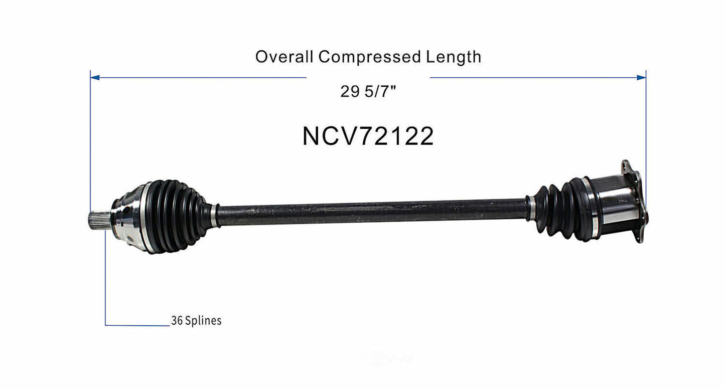 GSP North America NCV72122 CV Axle Assembly