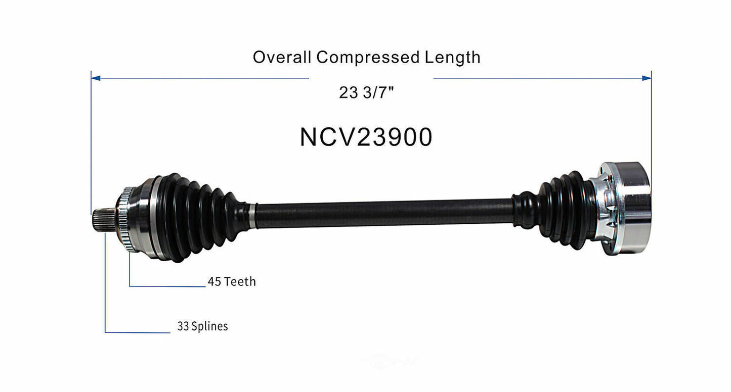 GSP North America NCV23900 CV Axle Assembly