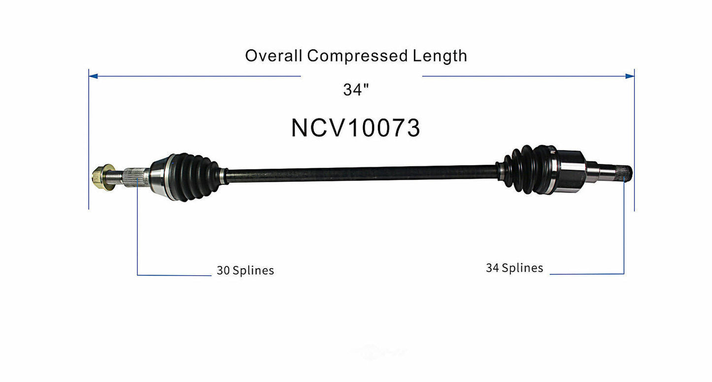 GSP North America NCV10073 CV Axle Assembly