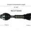 GSP North America NCV73049 CV Axle Assembly