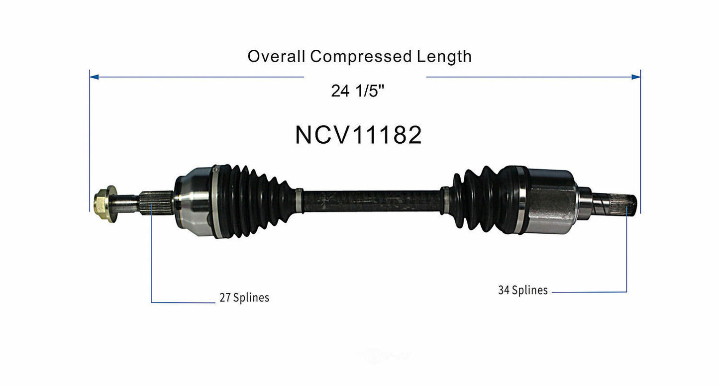 GSP North America NCV11182 CV Axle Assembly