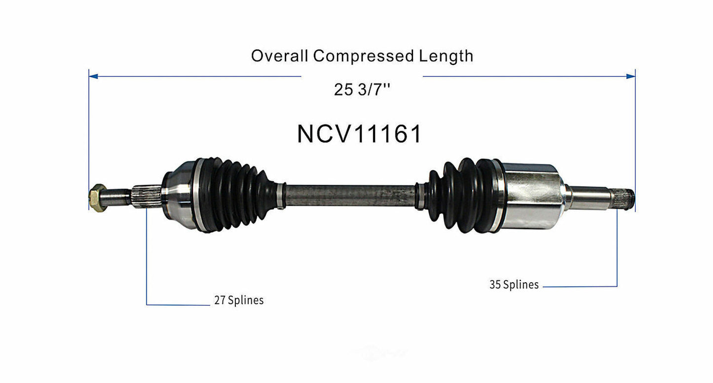 GSP North America NCV11161 CV Axle Assembly