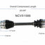 GSP North America NCV51586 CV Axle Assembly