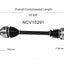 GSP North America NCV10291 CV Axle Assembly