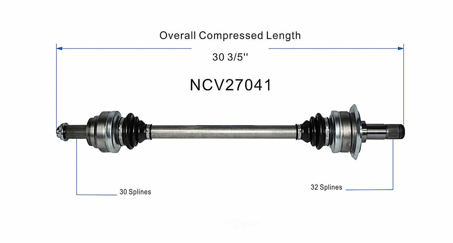 GSP North America NCV27041 CV Axle Assembly