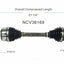 GSP North America NCV36169 CV Axle Assembly