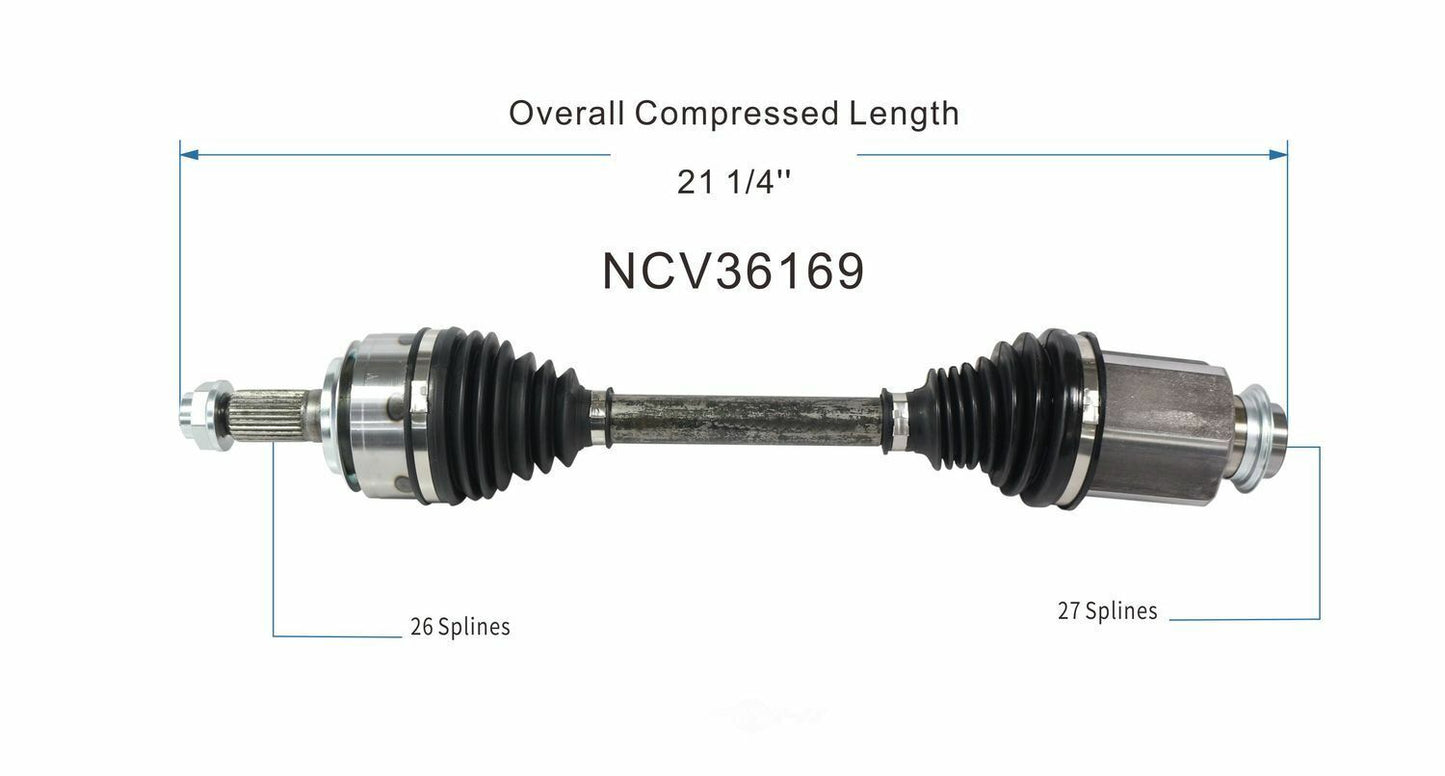 GSP North America NCV36169 CV Axle Assembly