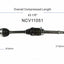 GSP North America NCV11051 CV Axle Assembly