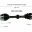 GSP North America NCV37093 CV Axle Assembly